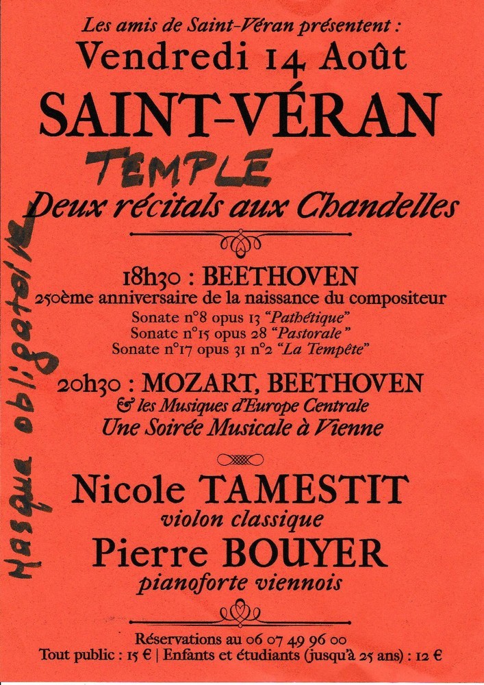 Affiche concert Bouyer Temestit